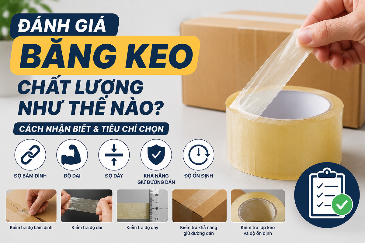 Đánh giá băng keo chất lượng như thế nào