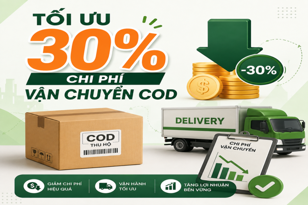 Tối ưu 30% chi phí vận chuyển COD: Cách giảm phí ship hiệu quả 1 Tối ưu 30% chi phí vận chuyển COD