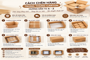 Cách chèn hàng trong thùng carton Hướng dẫn từ A - Z