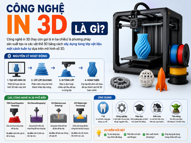Công nghệ in 3D là gì?