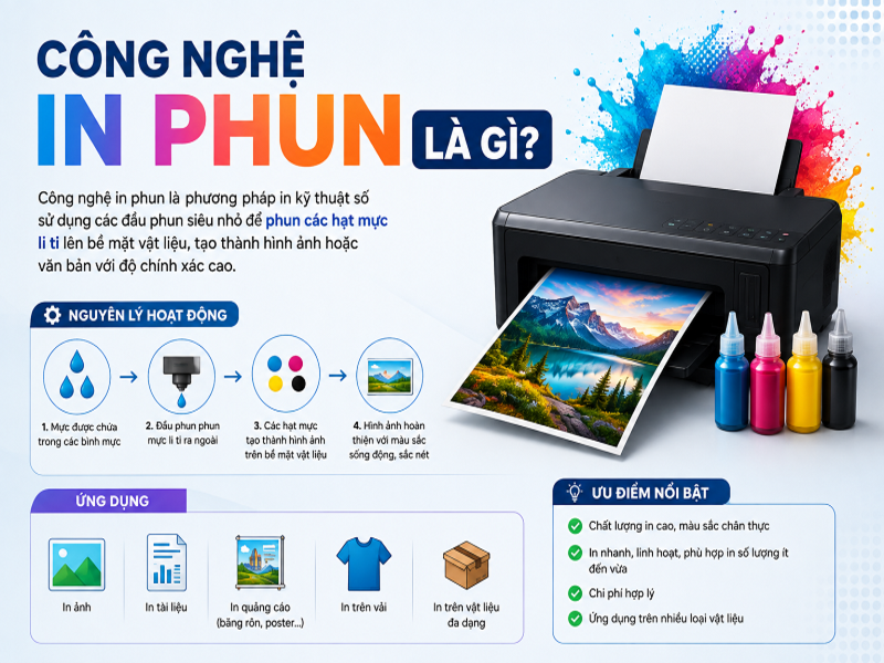 Công nghệ in phun là gì?