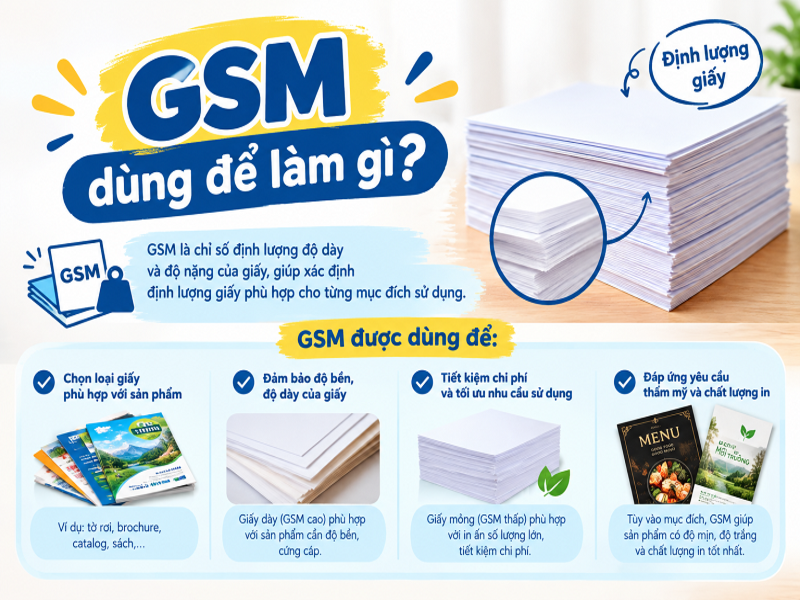 GSM dùng để làm gì