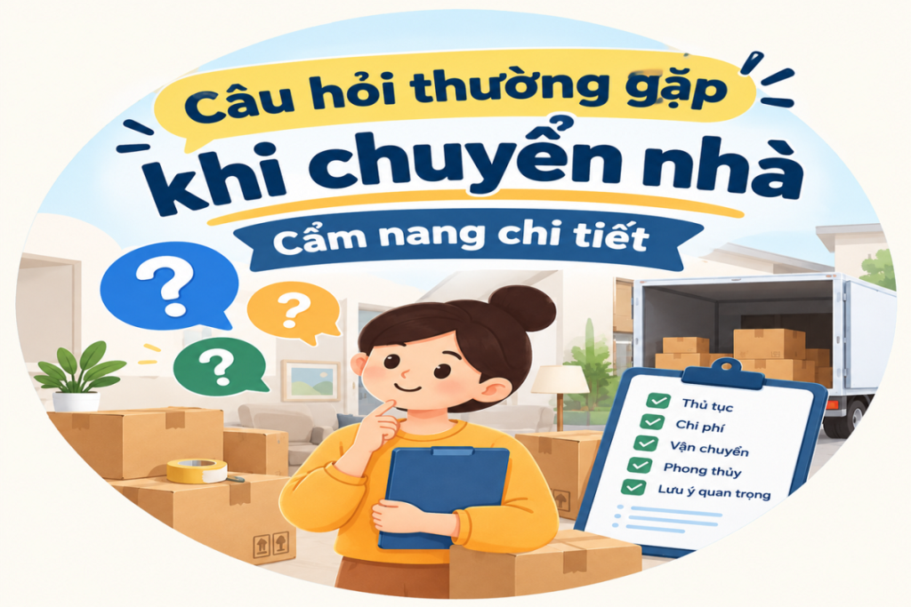 Câu hỏi thường gặp khi chuyển nhà | Cẩm nang chi tiết